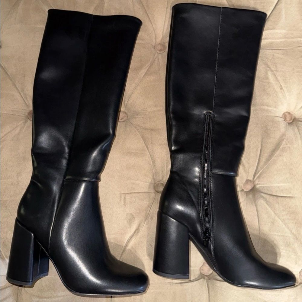 Madden Girl Women's William Knee High Black Boot- Sz 6 NWOT Business Dress Work